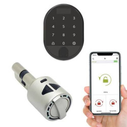 DESi Utopic R Akıllı Kilit IOS/Android Uyumlu & Parmak İzi Okuyucu ve Dahili Tuş Takımlı Set DESi Utopic R Akıllı Kilit IOS/Android Uyumlu & Parmak İzi Okuyucu ve Dahili Tuş Takımlı Set